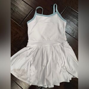Abercrombie Kids White and Blue Dress
